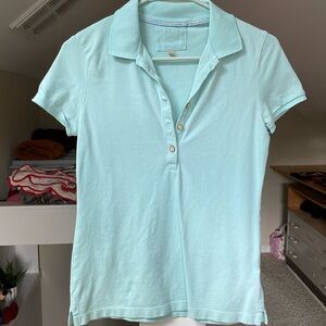 Banana republic XS Seagram green polo